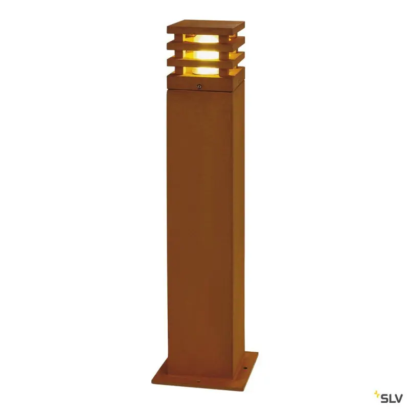 RUSTY® 70, borne extérieure, fonte rouillée, E27, 11W max, IP55