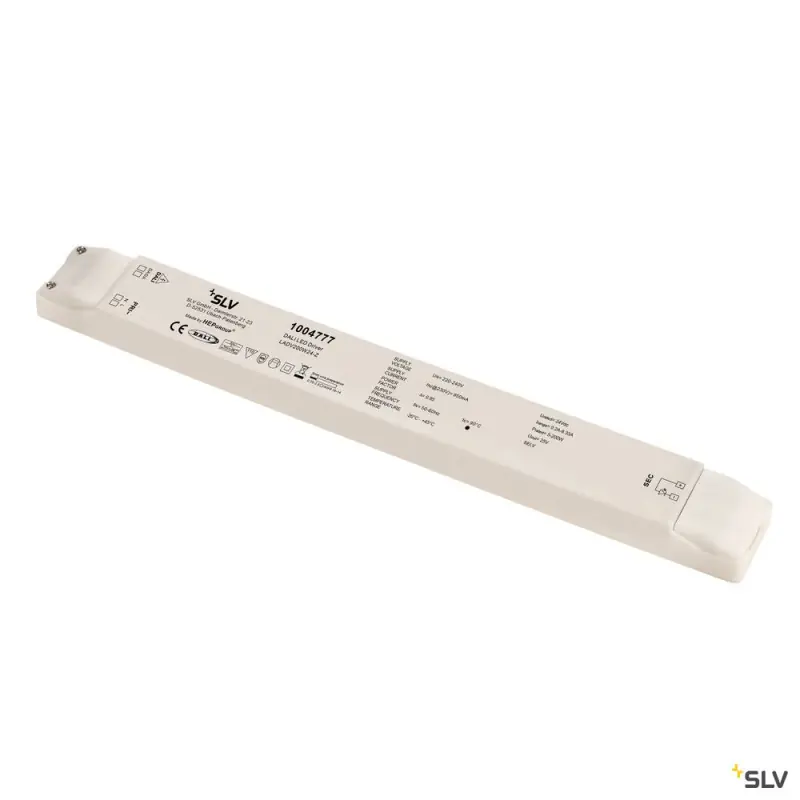 Alimentation LED, intérieur, blanc, 200W, 24V, variable Dali