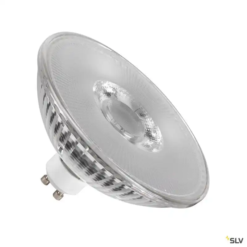 Source LED QPAR111, GU10, transparent, 8W, 2700K, variable