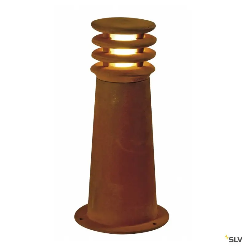 RUSTY® 40, borne extérieure, rouille, E27, 11W max, IP55