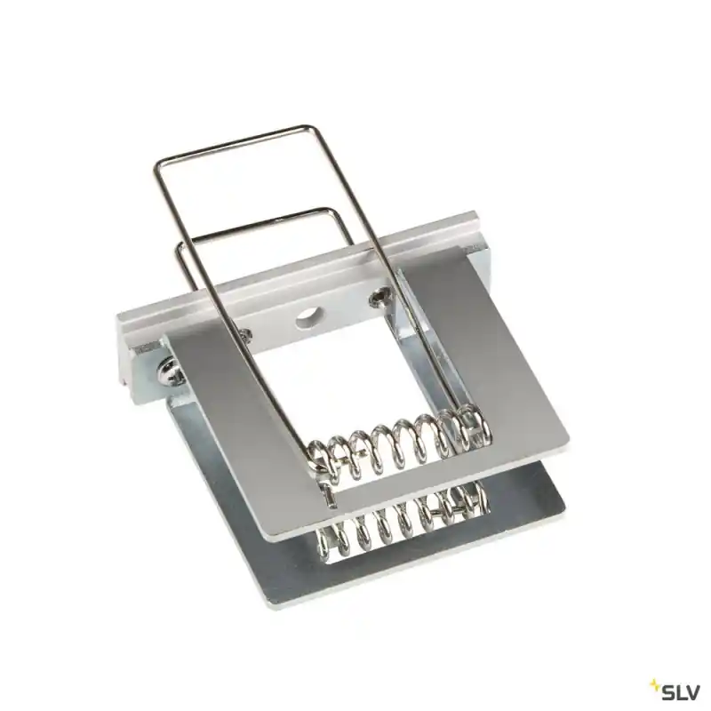 GRAZIA 20, clips de montage, chrome/aluminium, 2 pièces