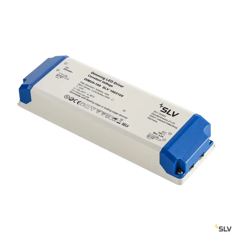 Alimentation LED, intérieur, blanc, 100W, 24V, variable