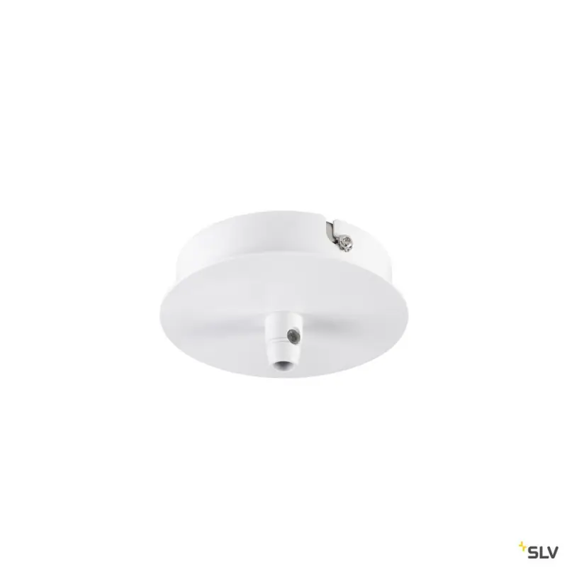 FITU, patère, intérieure, 1 passe-fil, ronde, blanc