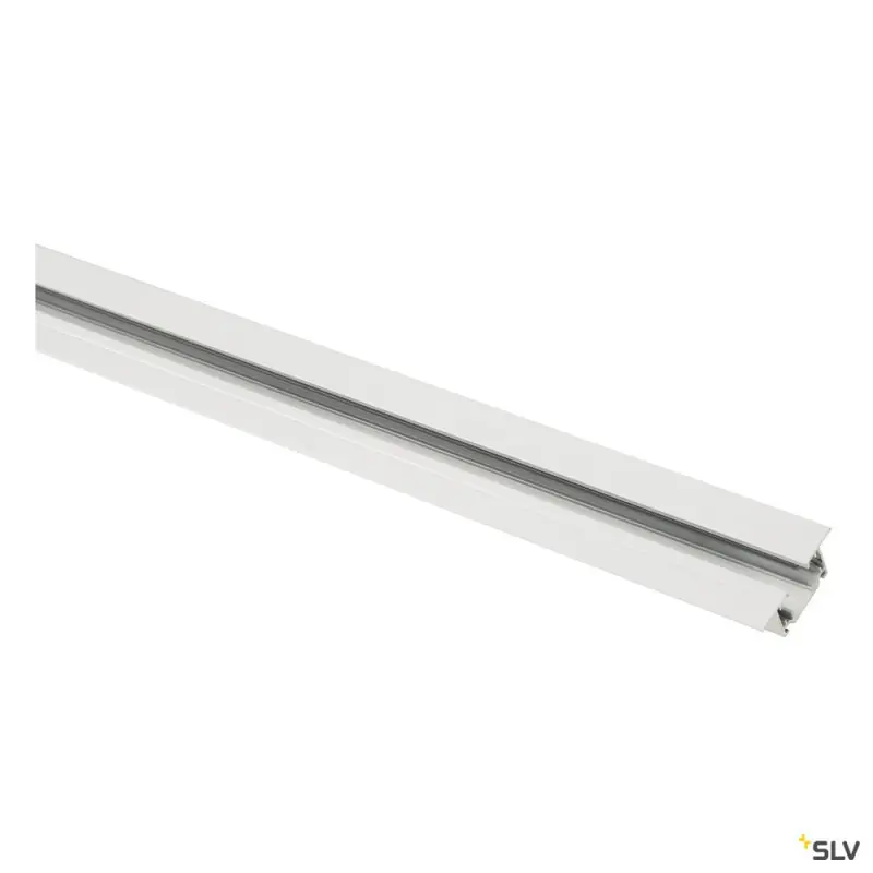 Rail 1 allumage à encastrer, intérieur, 2m, blanc