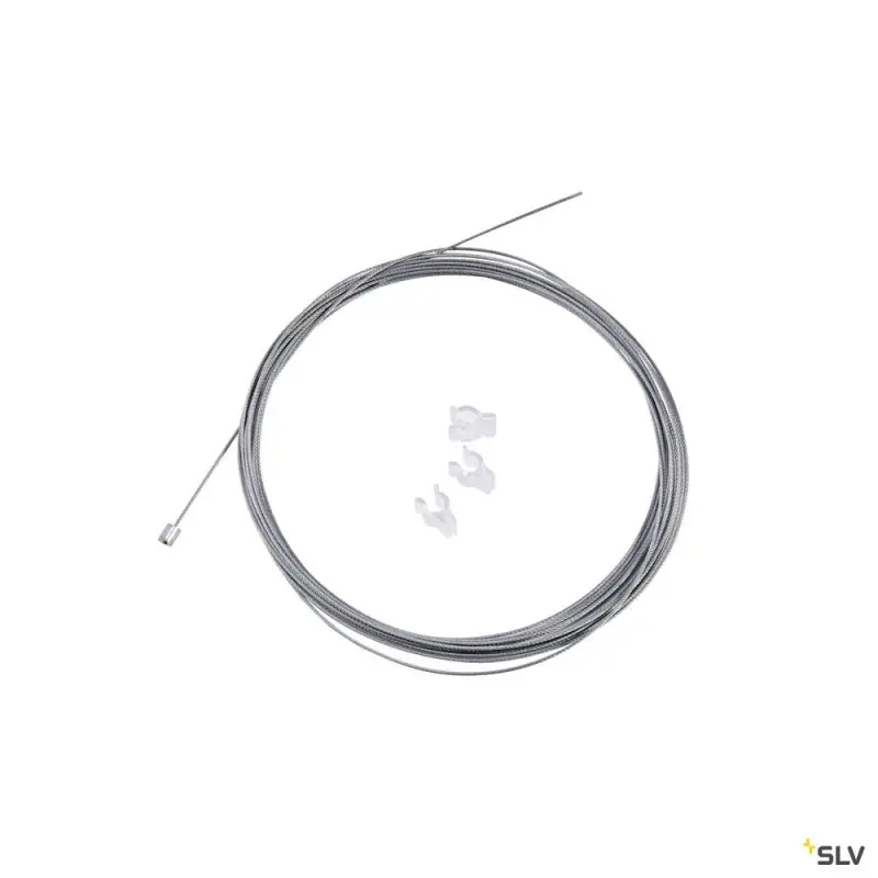 Filin de suspension, intérieur, 5m, argent