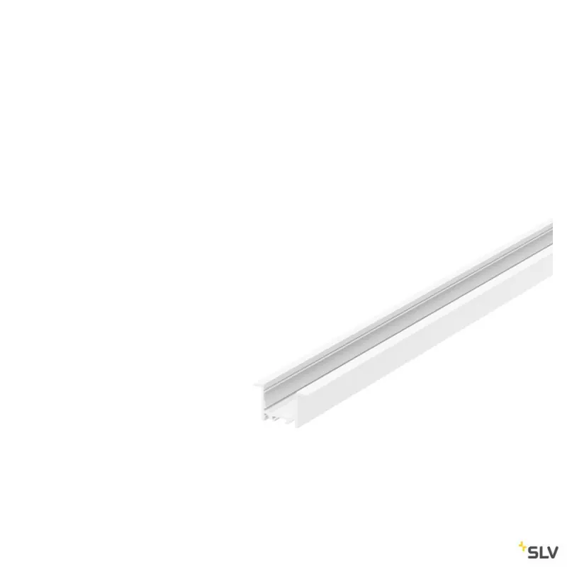 GRAZIA 20, profil à encastrer, 3 m, blanc