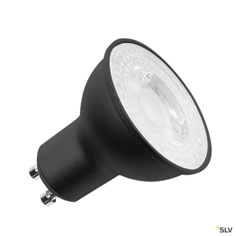 Source LED QPAR51, noir, GU10, 2700K