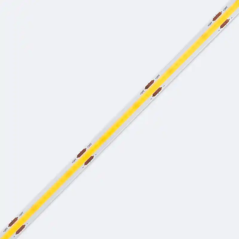 Ruban LED 24V COB 5m 10W-1000lm/m Largeur 8mm Coupe 5cm IP20