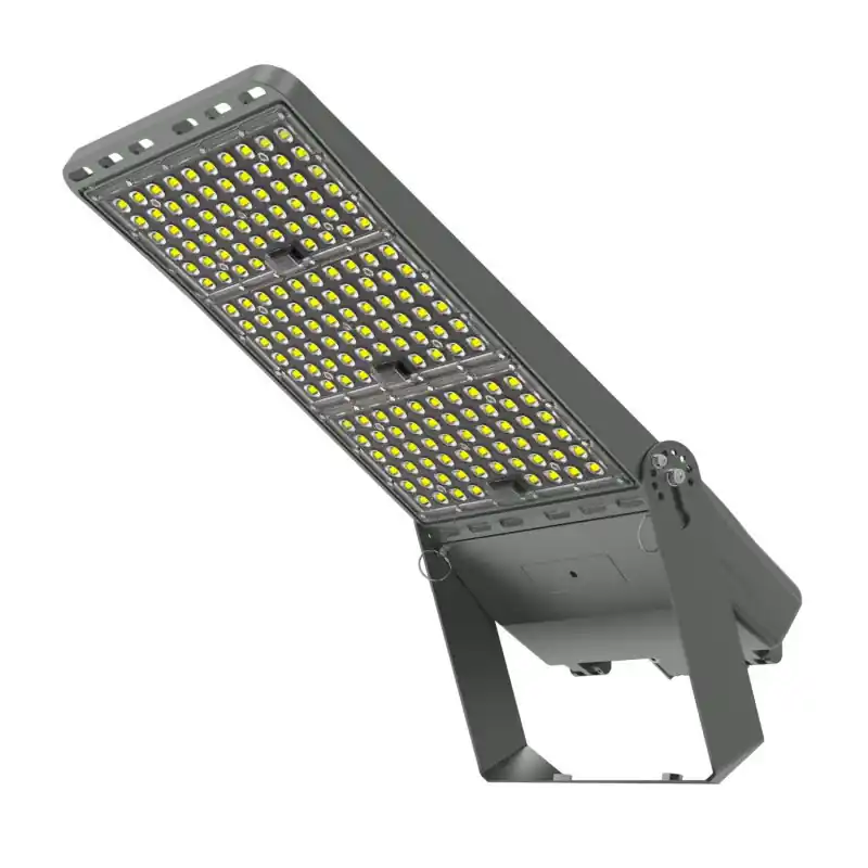 Projecteur led 500w variable dali-65000 lumens-ip66 professionnel ultra plat éclairage sportif-hangar-tunnel