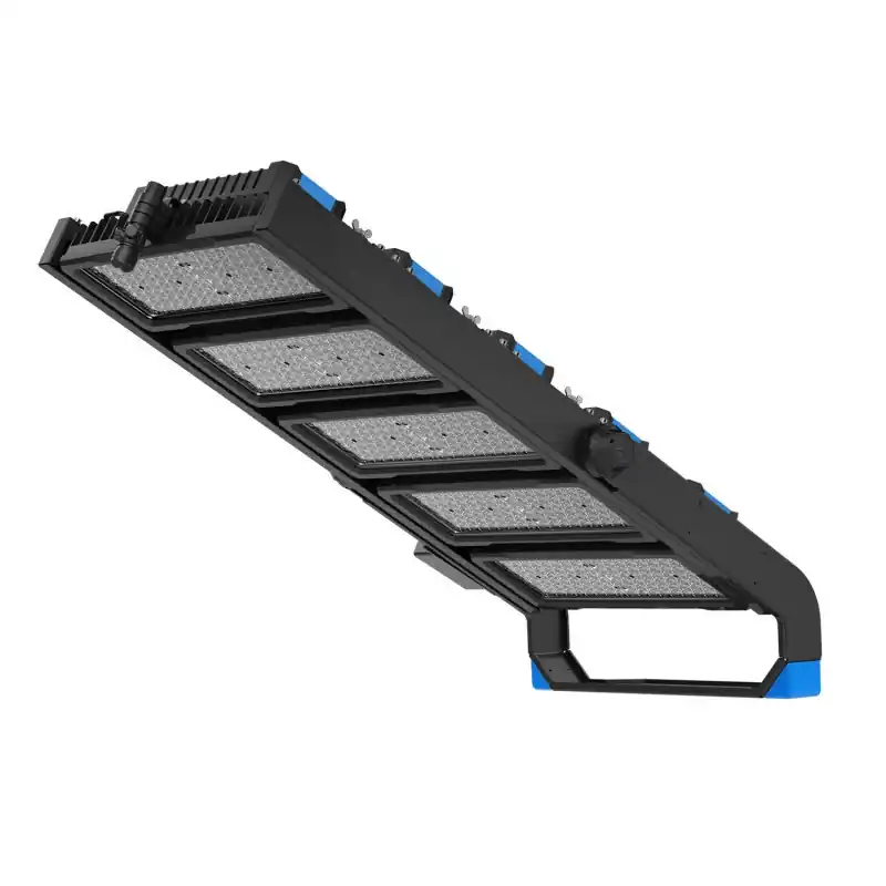 Projecteur led 1250w variable Dali éclairage grande hauteur stade, grue, monument-hangar 212500 lumens ip66