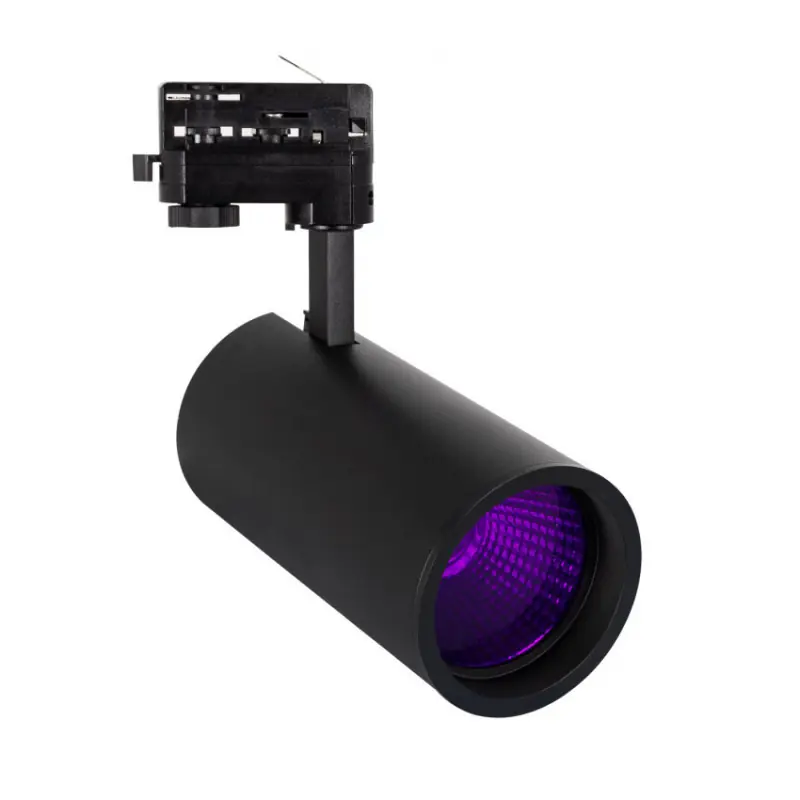Spot sur rail 3 allumages 40w led alimentaires-boucherie