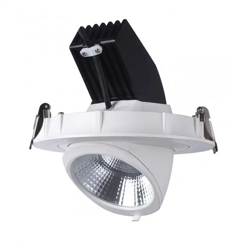 Encastrable escargot led 42W ROND blanc orientable-boucherie 1800k