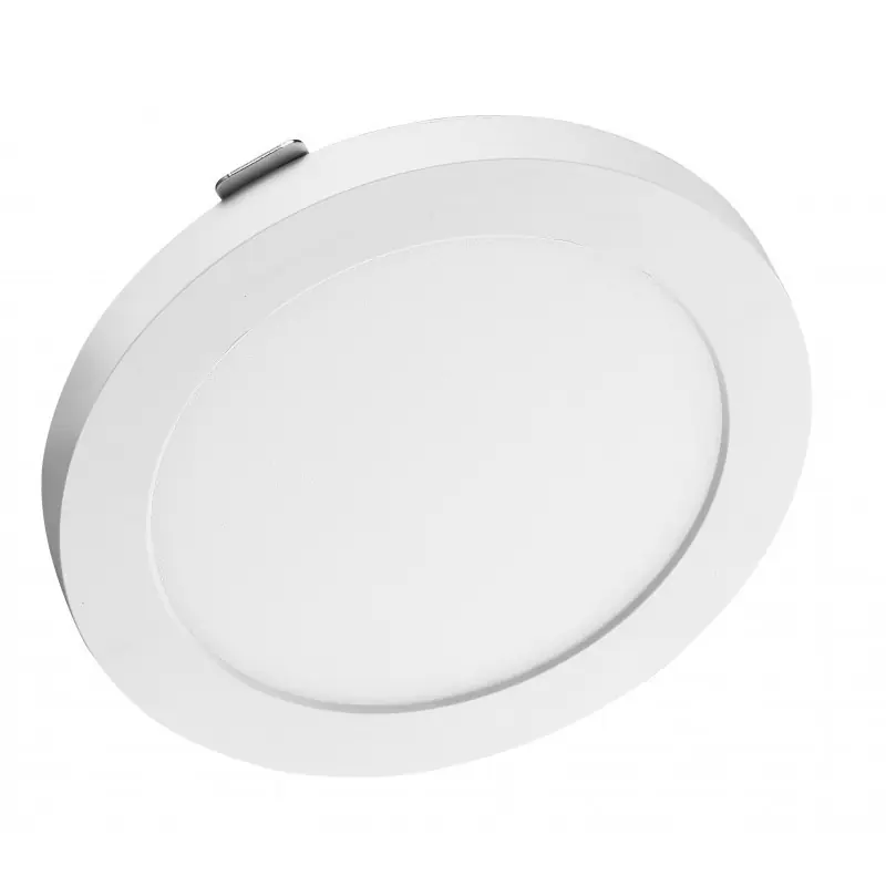 Encastrable saillie 18w led cct-ip44 ultra plat 24mm rond blanc ou noir