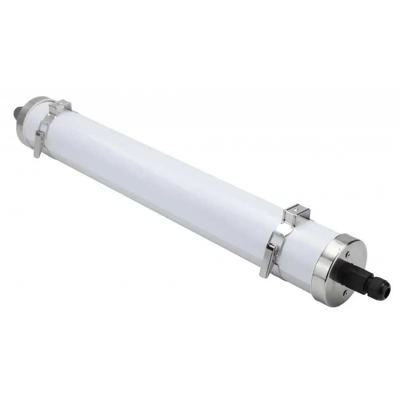 Réglette tubulaire led intégrées 60cm-20w-ip66-2200 lumens-cct-3000k-4000k
