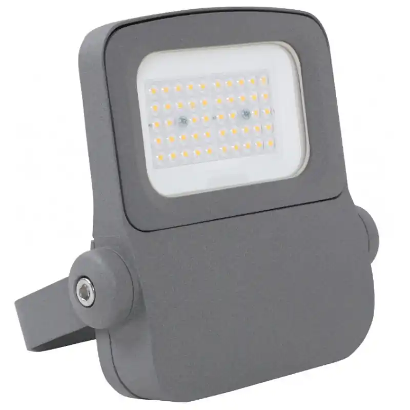 Projecteur led 50W gris câble 1m-ip66-3000k-4000k-asymétrique