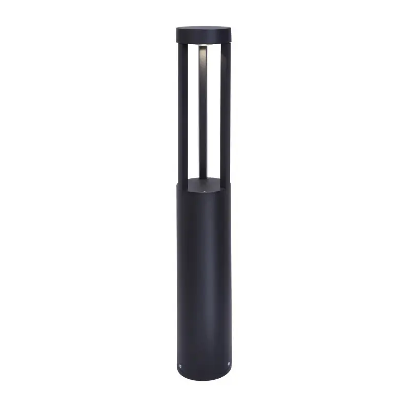 Borne extérieure 10w led gris anthracite ip65-80cm-220v-830 lumens-3000k-bali,