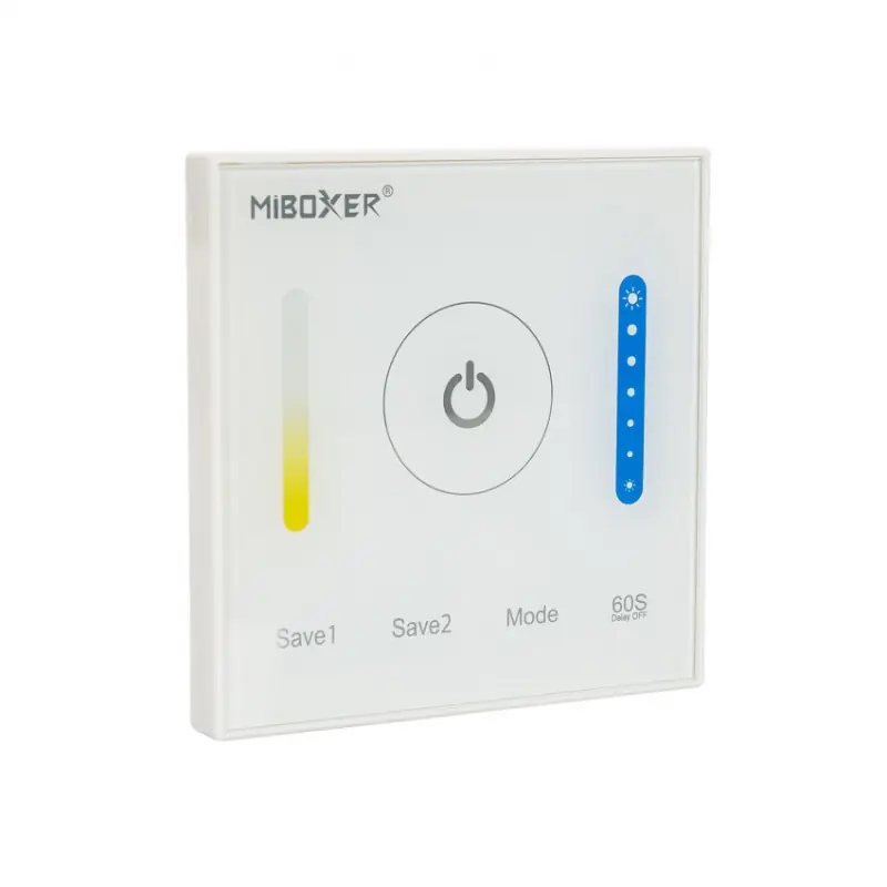 Télécommande rf murale 12v-24v pour contrôleur cct 4 zones Miboxer