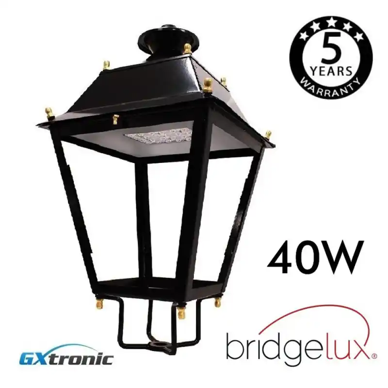 Tête de mat lanterne 40w 5400lm éclairage public