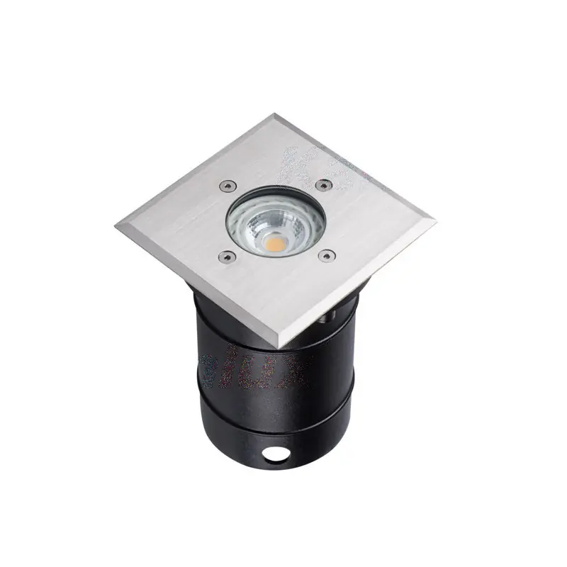 BERG DL-10L Encastré de sol extérieur inox carré