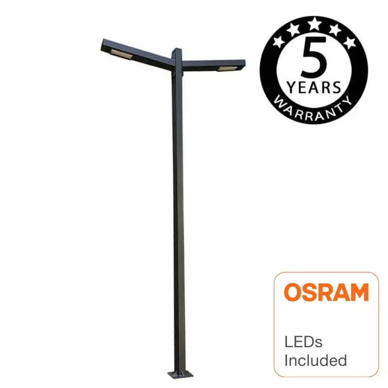 Lampadaire 100w led Osram hauteur 6m-15000lumens éclairage public