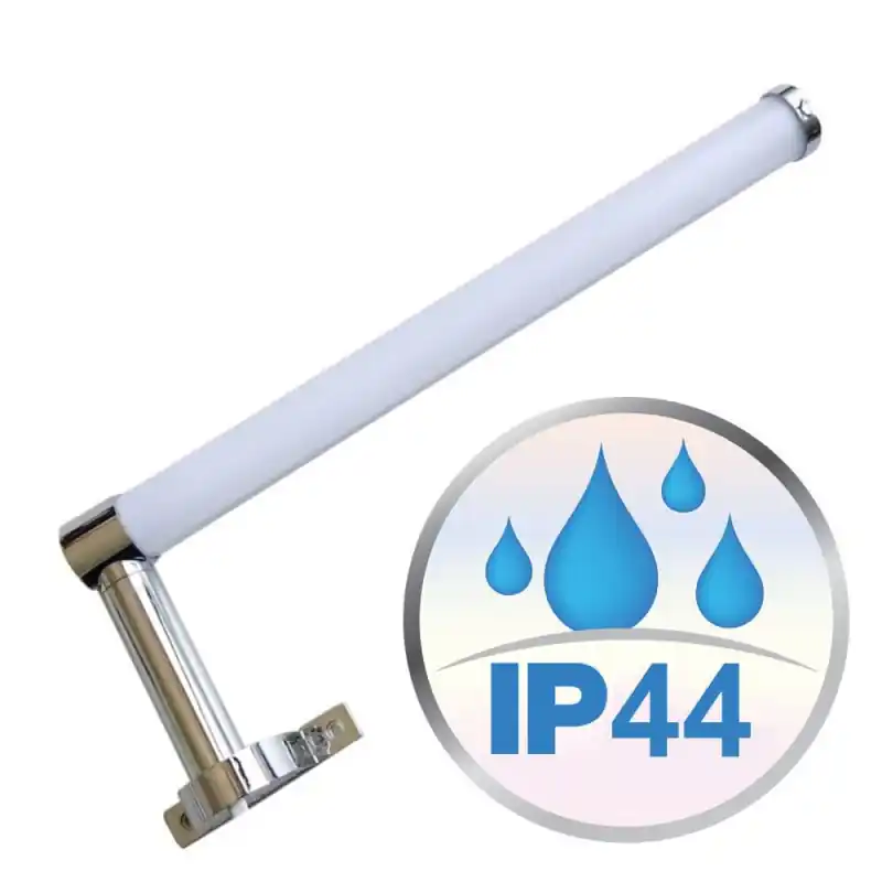 Applique salle de bain ip44-6w led 4000k-tube 30cm