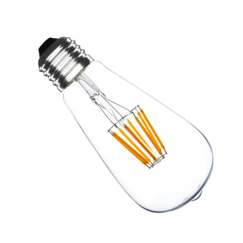 Ampoule led filament st64 culot e27 verre clair-720 lumens