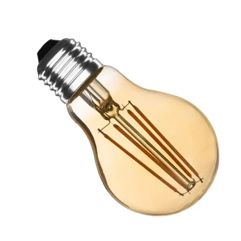 Ampoule led filament culot e27 verre doré 540 lumens