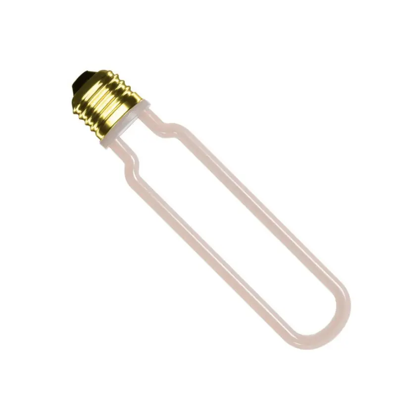 Ampoule led filament forme tube culot e27 blanc chaud