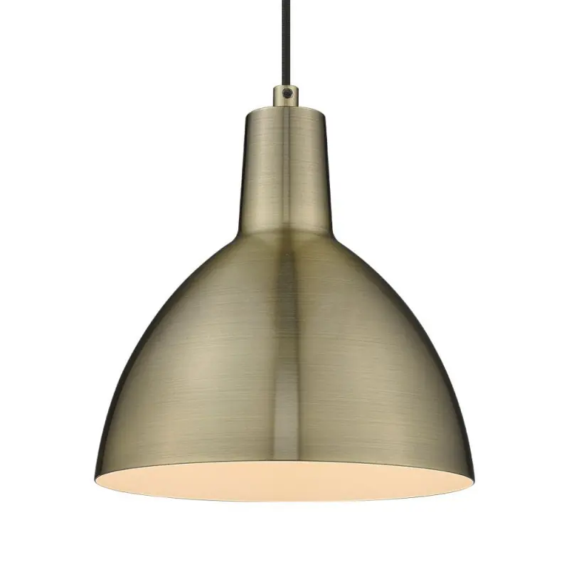 Metropole suspension diam.15 laiton antique