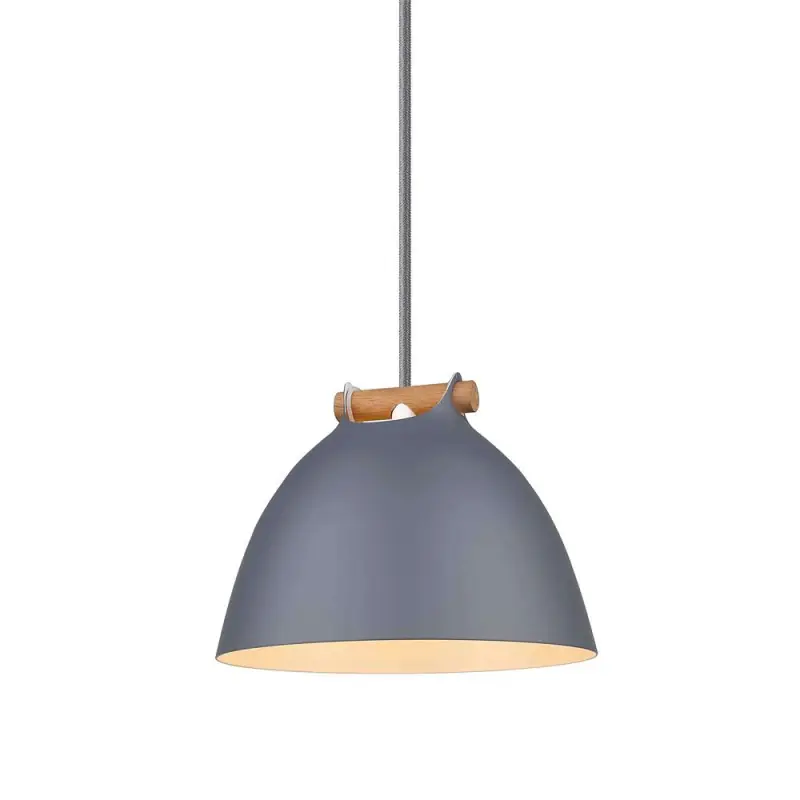 ARHUS suspension diam.18cm G9, gris / bois