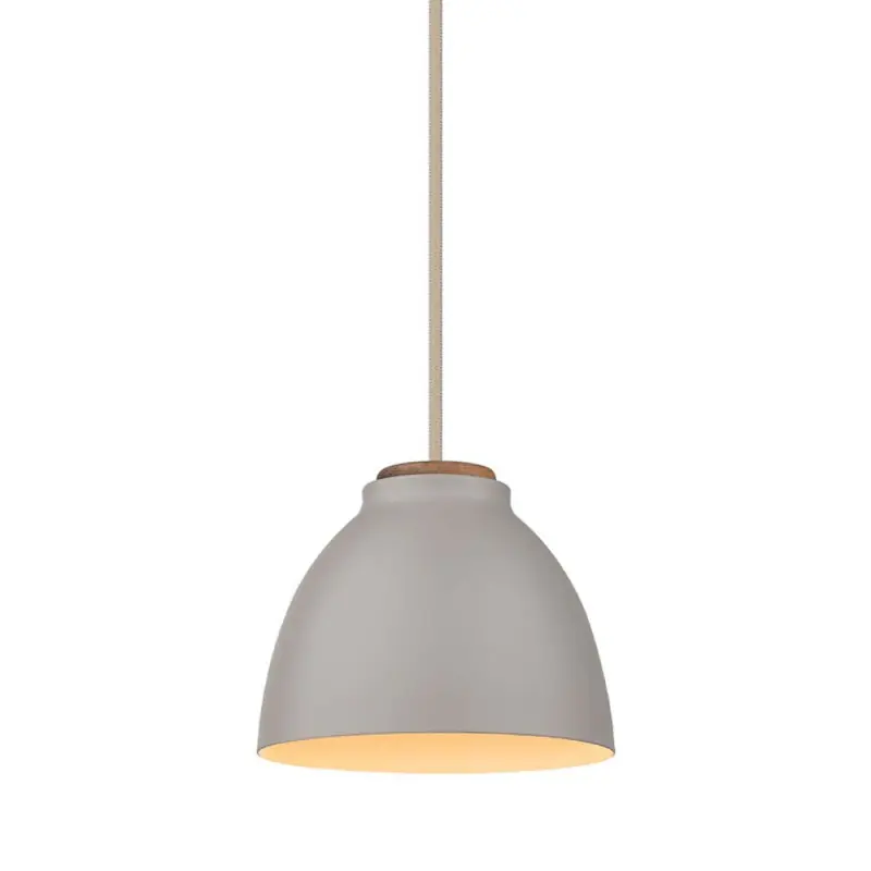 NIVA suspension diam.14 G9, gris / bois
