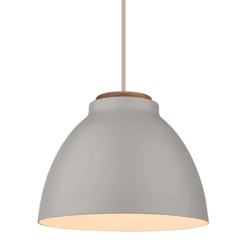 NIVA suspension diam.24 E27, gris / bois