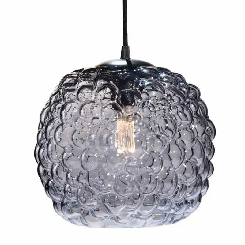 Grape suspension gris E27 diam.25cm
