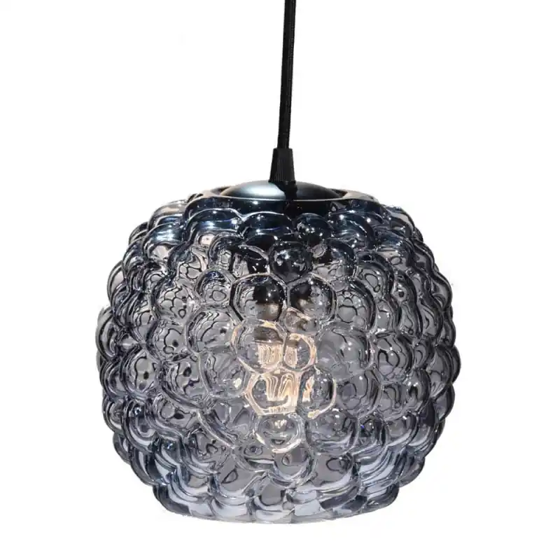 Grape suspension gris E27 diam.20cm