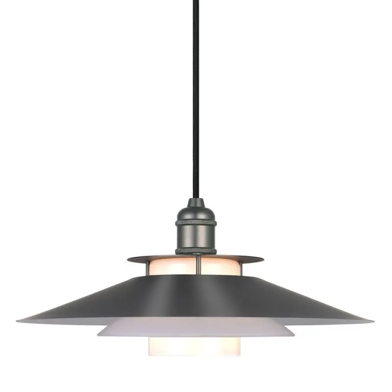1123 suspension Large diam.40 Gun-noir/Opal