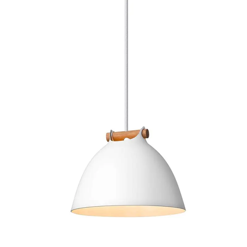 ARHUS suspension diam.18cm G9, blanc / bois