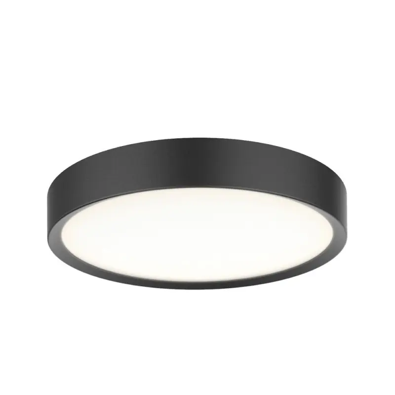 LED plafonnier "UNIVERSAL" 3 step Ø28 12W IP44, noir