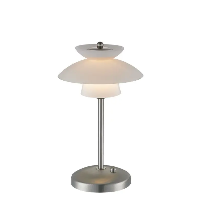 DALLAS lampe à poser diam.18 verre opal