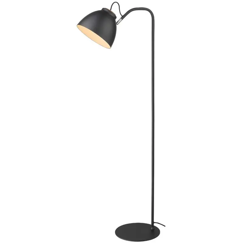 NIVA lampadaire diam.24 E27, noir / bois