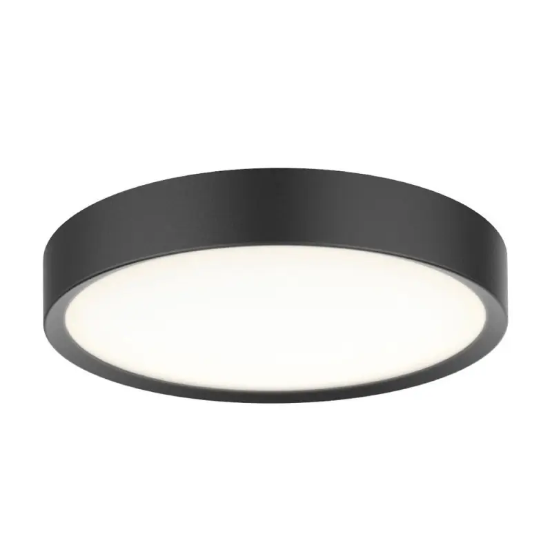 LED Plafonnier Universal 3 step diam.33 18W IP44, Sort