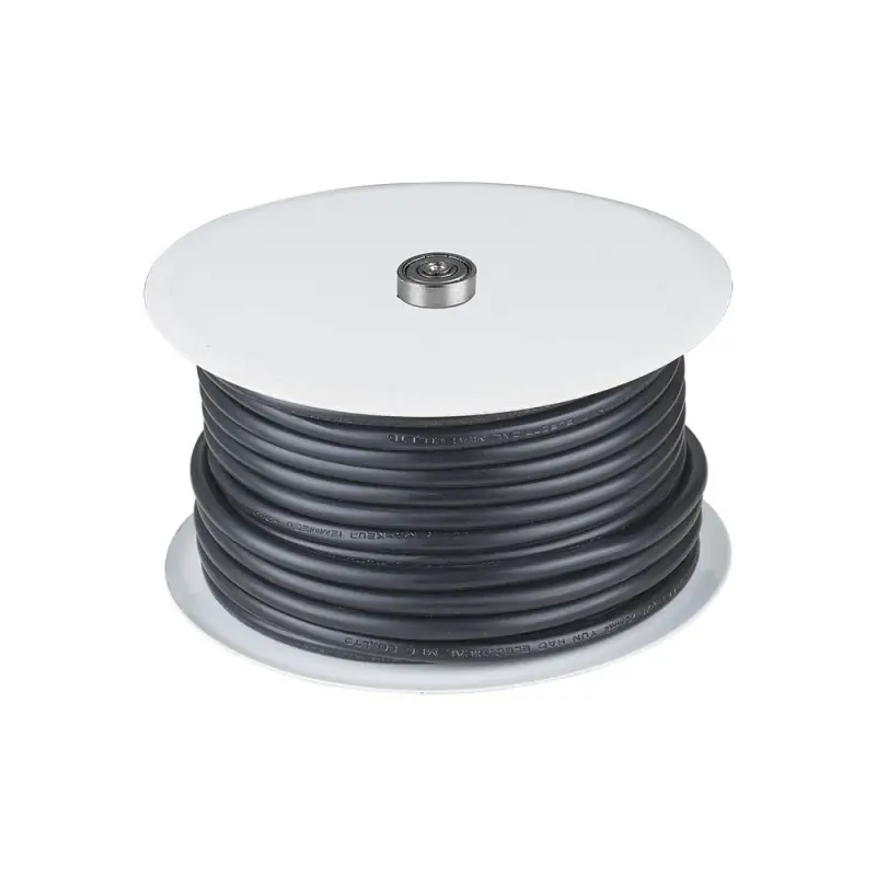 CABLE-ROLL Soft Silicone noir 25M