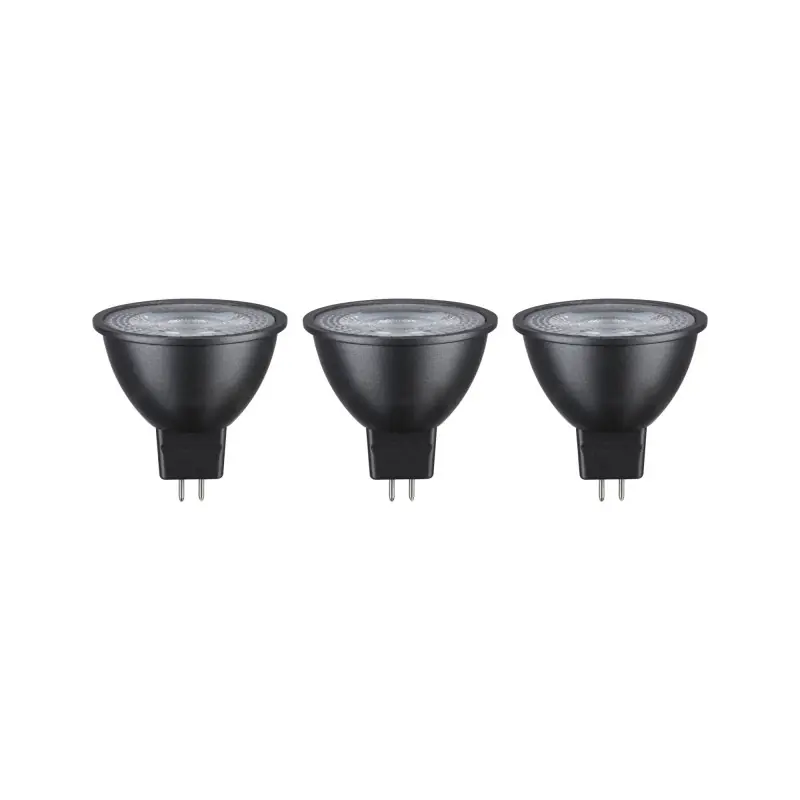 LED GU5,3 x3 450lm 2700K 36° Gris 12V