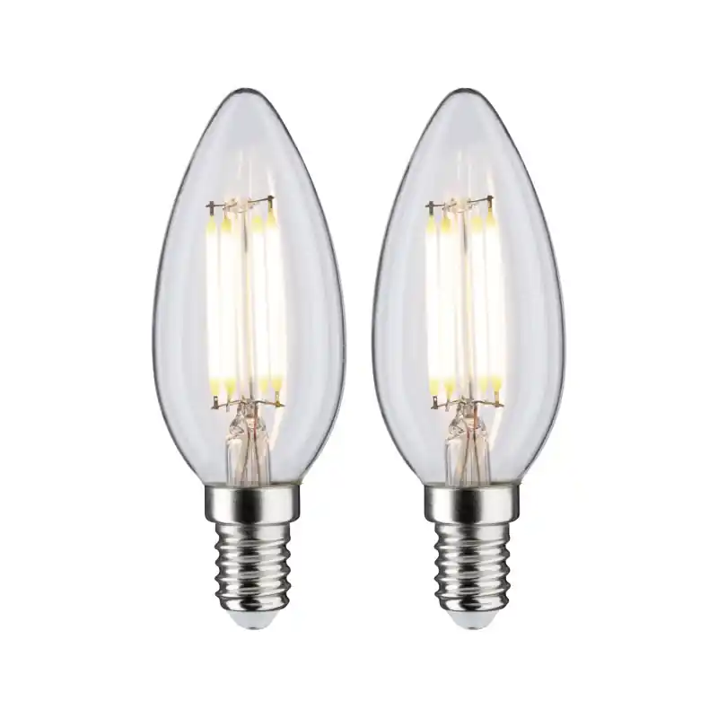 Flammes LED Fil x2 470lm E14 4000K Clair 4,5W 230V