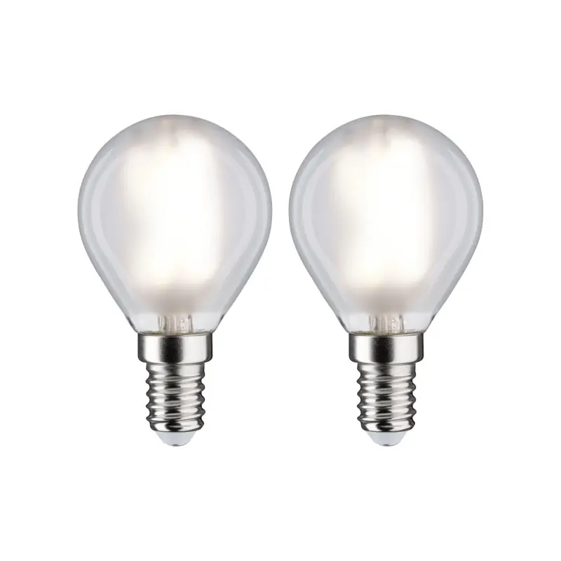 Sphère LED fil x2 470lm E14 4000K dépoli 4,5W 230V