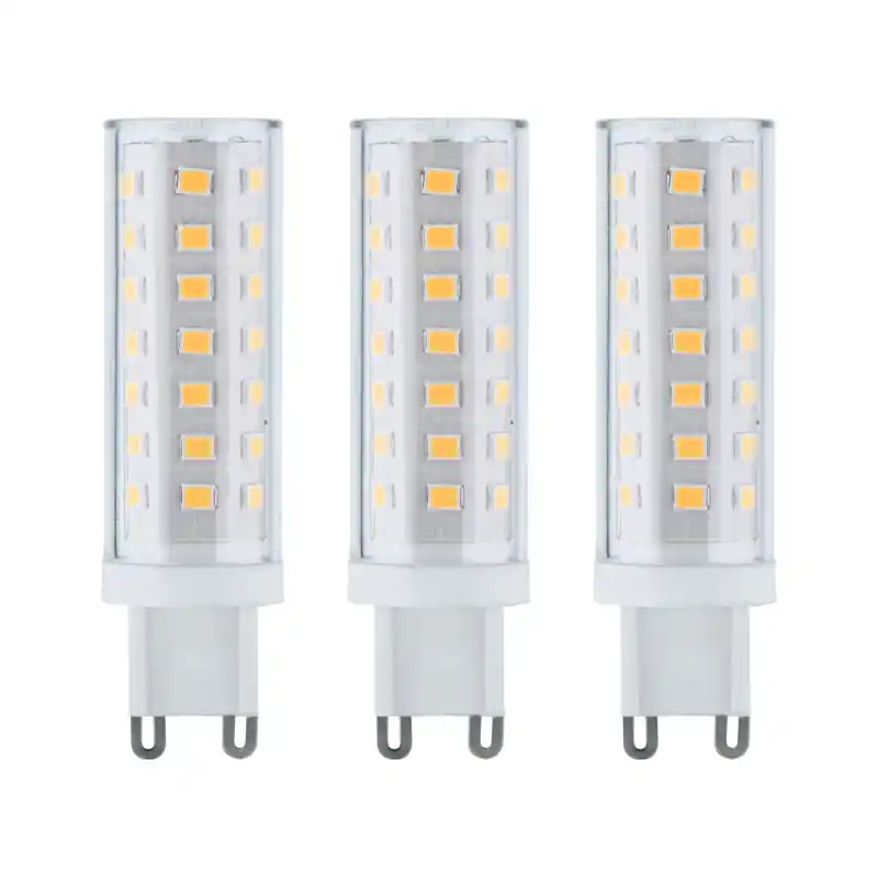 LED bi-pin x3 G9 470lm 5W 2700K 230V 230V noir dép/Syn