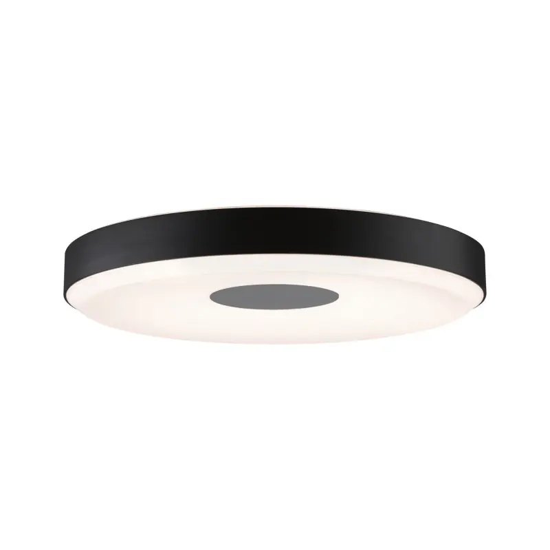 Plafonnier Puric Pane II LED 22W 400mm 3Stepdim Noir/Gris 230V Mét/syn