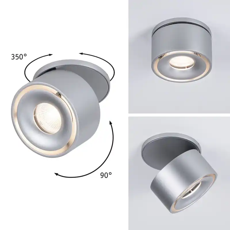 Kit ENC Spircle 8W 36° 3000K 230/40V Chrome dép/Alu