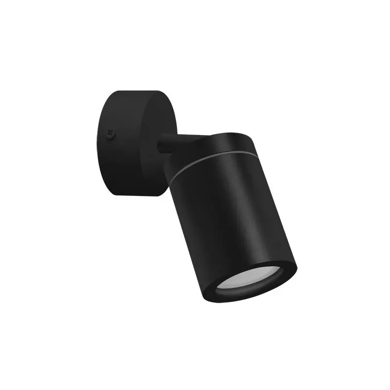 Applique spot sdb TENOR GU10 1C NOIR ip44