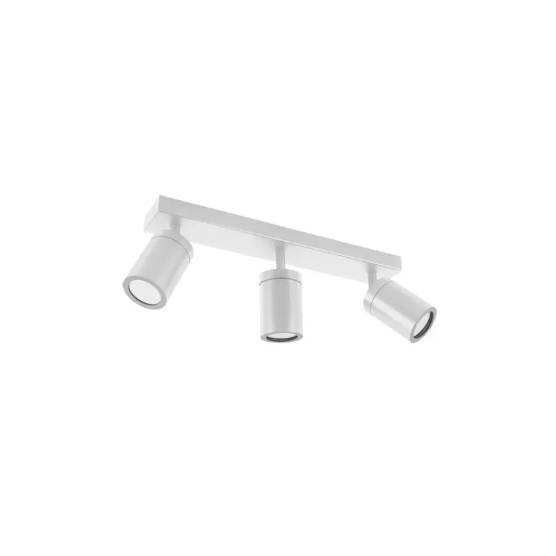 Applique spot sdb TENOR GU10 3L BLANC ip44