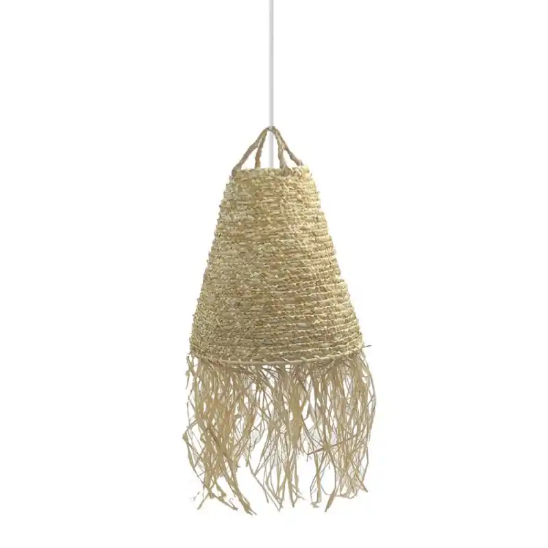 Suspension luminaire suspendu culot e27 fibre naturelle